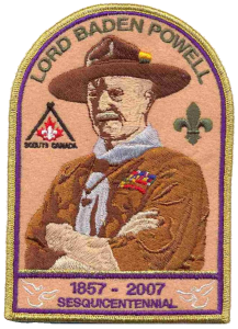 Baden-Powell 150th Anniversary Crest/Badge/Patch