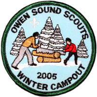 Owen Sound Winter Camporee crest 2005