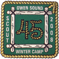 Owen Sound Winter Camporee crest 2008