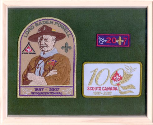 Baden-Powell 150th Anniversary Crest
Framed